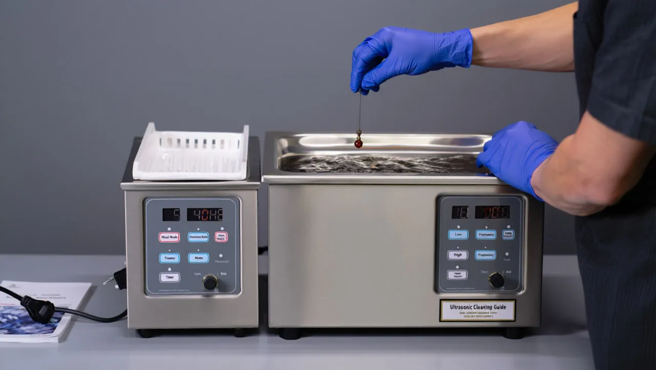 Ultrasonic Jewelry & Eyewear Cleaner