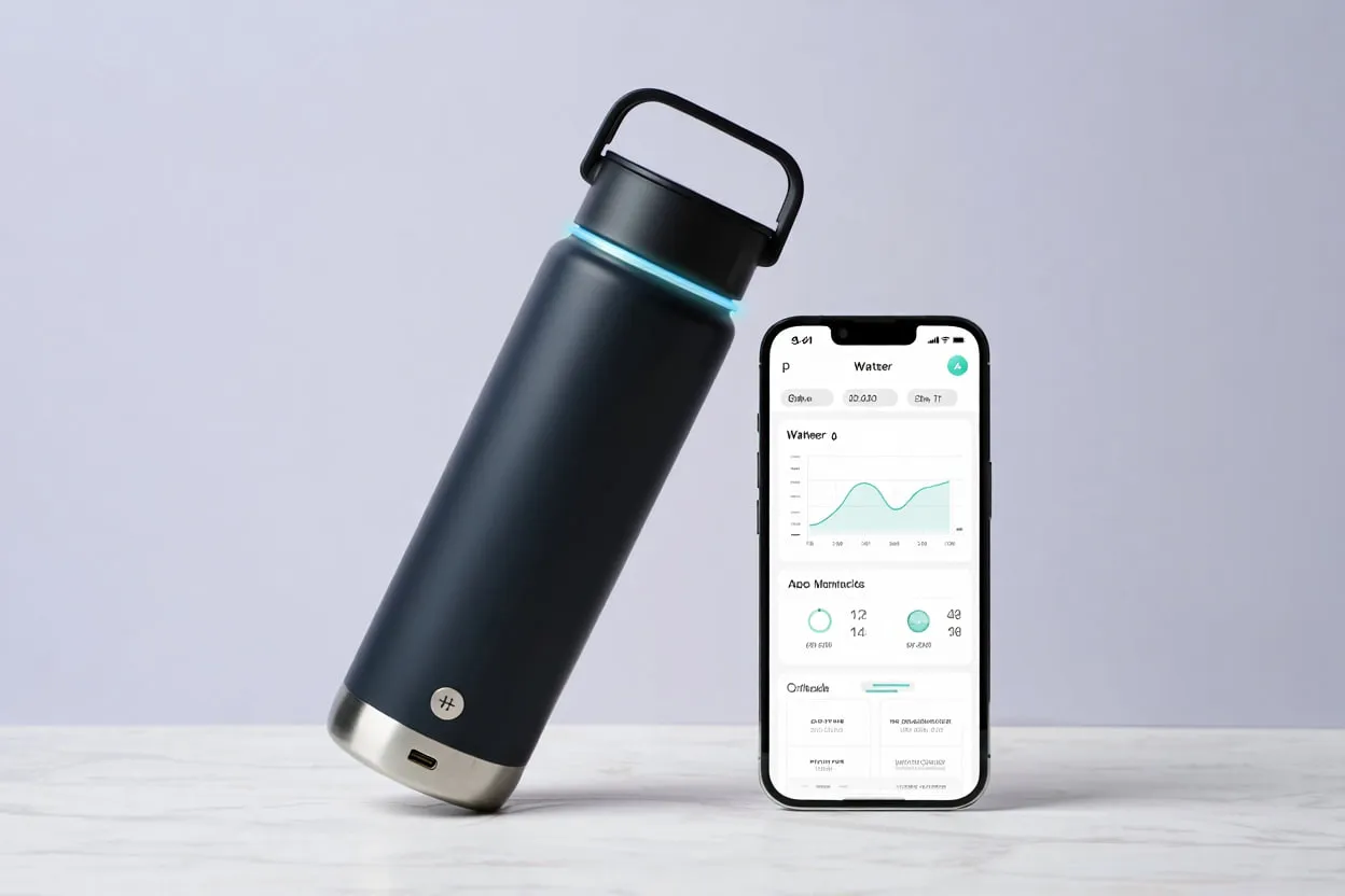 Connected Hydration Reminder Bottle